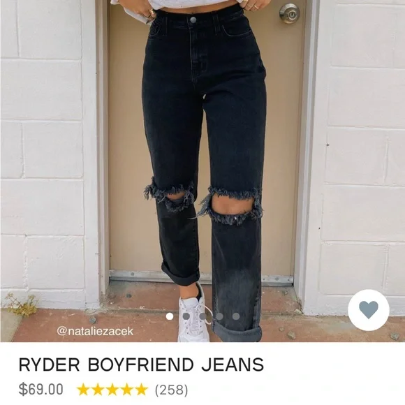 Grey Bandit Ryder boyfriend jeans - Picture 2 of 5